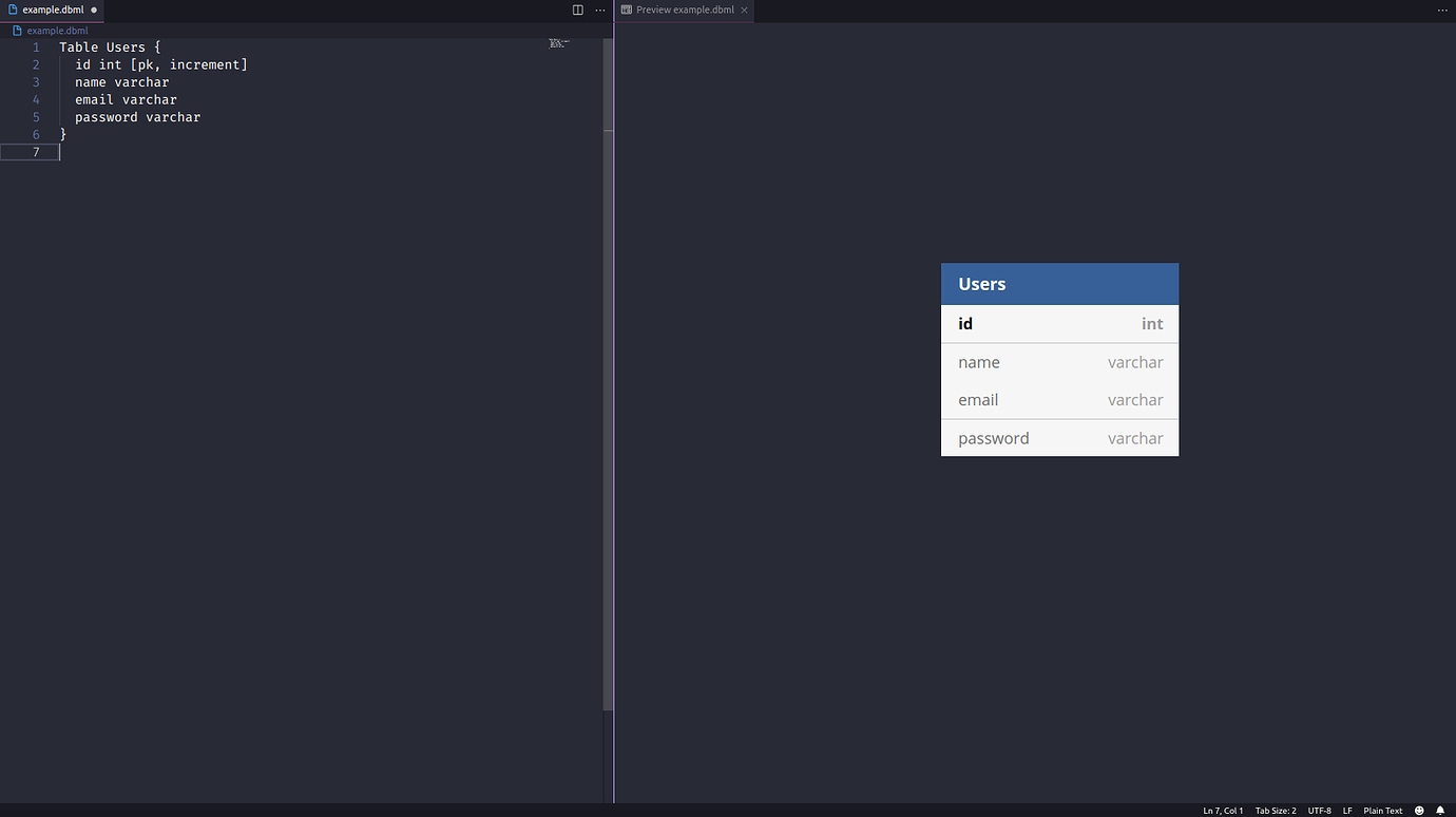 Feature Request - Visual Studio Code - Feature Suggestions - dbdiagram ...
